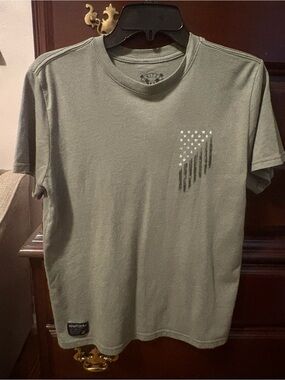 Kids Olive Green Short Sleeve Howitzer Tee